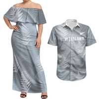 Custom Rugby New Zealand 2026 Couples Matching Off Shoulder Maxi Dress and Hawaiian Shirt The Fern Go Champions