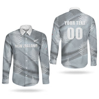 Custom Rugby New Zealand 2026 Couples Matching Off The Shoulder Long Sleeve Dress and Long Sleeve Button Shirt The Fern Go Champions