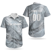 Custom Rugby New Zealand 2026 Couples Matching Short Sleeve Bodycon Dress and Hawaiian Shirt The Fern Go Champions