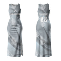 Custom Rugby New Zealand 2026 Family Matching Tank Maxi Dress and Hawaiian Shirt The Fern Go Champions