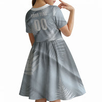 Custom Rugby New Zealand 2026 Kid Short Sleeve Dress The Fern Go Champions