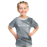 Custom Rugby New Zealand 2026 Kid T Shirt The Fern Go Champions