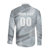 Custom Rugby New Zealand 2026 Long Sleeve Button Shirt The Fern Go Champions