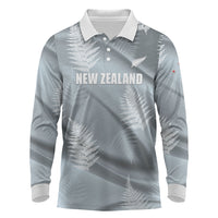Custom Rugby New Zealand 2026 Long Sleeve Polo Shirt The Fern Go Champions