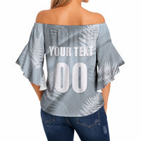 Custom Rugby New Zealand 2026 Off Shoulder Wrap Waist Top The Fern Go Champions
