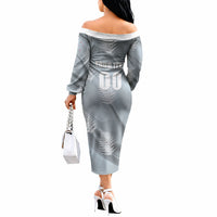 Custom Rugby New Zealand 2026 Off The Shoulder Long Sleeve Dress The Fern Go Champions