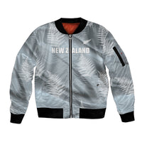 Custom Rugby New Zealand 2026 Sleeve Zip Bomber Jacket The Fern Go Champions