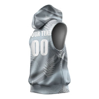Custom Rugby New Zealand 2026 Sleeveless Hoodie The Fern Go Champions