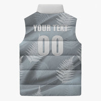 Custom Rugby New Zealand 2026 Sleeveless Puffer Jacket The Fern Go Champions