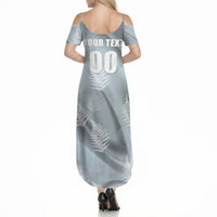 Custom Rugby New Zealand 2026 Summer Maxi Dress The Fern Go Champions