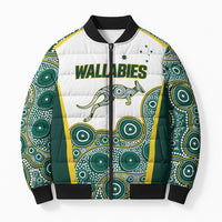 Custom Rugby Australia 2026 Bomber Puffer Jacket Wallabies Go Champions