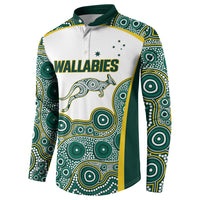 Custom Rugby Australia 2026 Button Sweatshirt Wallabies Go Champions