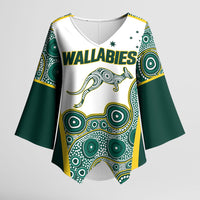 Custom Rugby Australia 2026 Kimono Sleeve Blouse Wallabies Go Champions