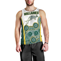 Custom Rugby Australia 2026 Men Tank Top Wallabies Go Champions