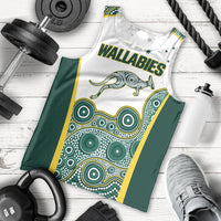 Custom Rugby Australia 2026 Men Tank Top Wallabies Go Champions