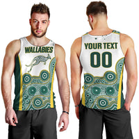Custom Rugby Australia 2026 Men Tank Top Wallabies Go Champions