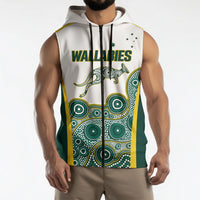 Custom Rugby Australia 2026 Sleeveless Zip Hoodie Wallabies Go Champions