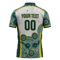 Custom Rugby Australia 2026 Zipper Polo Shirt Wallabies Go Champions