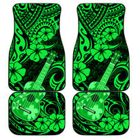 Hawaii Ukulele Car Mats Polynesian Pattern Green Version LT01 Green - Polynesian Pride