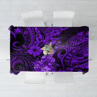 Hawaii Ukulele Tablecloth Polynesian Pattern Purple Version LT01 Purple - Polynesian Pride