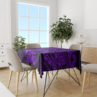 Hawaii Ukulele Tablecloth Polynesian Pattern Purple Version LT01 - Polynesian Pride