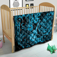 Hawaii Ukulele Quilt Polynesian Pattern Sky Blue Version LT01 - Polynesian Pride