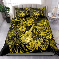Hawaii Ukulele Bedding Set Polynesian Pattern Yellow Version LT01 - Polynesian Pride