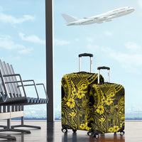 Hawaii King Kamehameha Luggage Cover Polynesian Pattern Yellow Version LT01 - Polynesian Pride