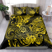 Hawaii Shaka Sign Bedding Set Polynesian Pattern Yellow Version LT01 - Polynesian Pride