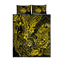 Hawaii Shaka Sign Quilt Bed Set Polynesian Pattern Yellow Version LT01 Yellow - Polynesian Pride