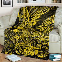 Hawaii Shark Blanket Polynesian Pattern Yellow Version LT01 - Polynesian Pride