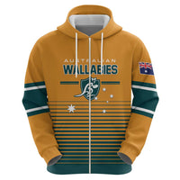 Custom Rugby Australia Hoodie Junior Wallabies Go Champions