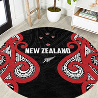 Rugby New Zealand Round Carpet Baby Black Go Champions