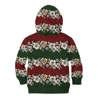 Hawaiian Hibiscus Christmas Color Kid Hoodie Unique