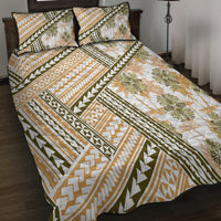 Hawaii Quilt Quilt Bed Set Kakau Polynesian Pattern Gold Version LT01 - Polynesian Pride