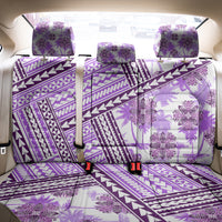 Hawaii Quilt Back Car Seat Cover Kakau Polynesian Pattern Lilac Version LT01