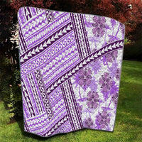 Hawaii Quilt Quilt Kakau Polynesian Pattern Lilac Version LT01 - Polynesian Pride