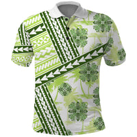 Hawaii Quilt Polo Shirt Kakau Polynesian Pattern Olive Green Version LT01 Green - Polynesian Pride
