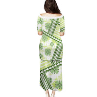 Hawaii Quilt Puletasi Kakau Polynesian Pattern Olive Green Version LT01 - Polynesian Pride