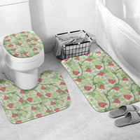 Anthurium Pikake Ti Leaf Palaka Bathroom Set Green Version