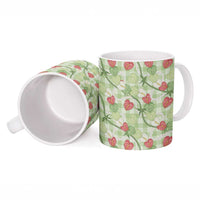 Anthurium Pikake Ti Leaf Palaka Ceramic Mug Green Version
