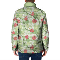 Anthurium Pikake Ti Leaf Palaka Padded Jacket Green Version