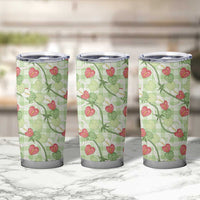 Anthurium Pikake Ti Leaf Palaka Tumbler Cup Green Version