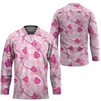Anthurium Pikake Ti Leaf Palaka Hockey Jersey Pink Version
