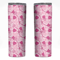 Anthurium Pikake Ti Leaf Palaka Skinny Tumbler Pink Version