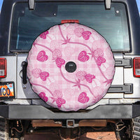 Anthurium Pikake Ti Leaf Palaka Spare Tire Cover Pink Version