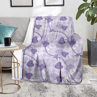 Anthurium Pikake Ti Leaf Palaka Blanket Purple Version