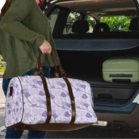 Anthurium Pikake Ti Leaf Palaka Travel Bag Purple Version