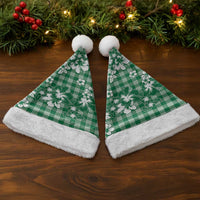 Hibiscus Pakala Emerald Green Christmas Santa Hat Tropical Floral Stylized - Polynesian Pride