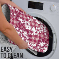 Hibiscus Pakala Royal Magenta Bathroom Set Tropical Floral Stylized - Polynesian Pride